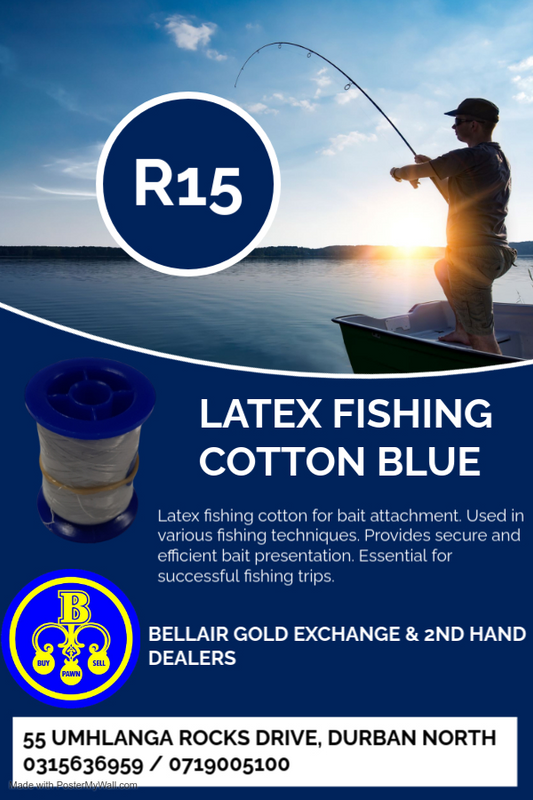 Latex Fishing Cotton Blue