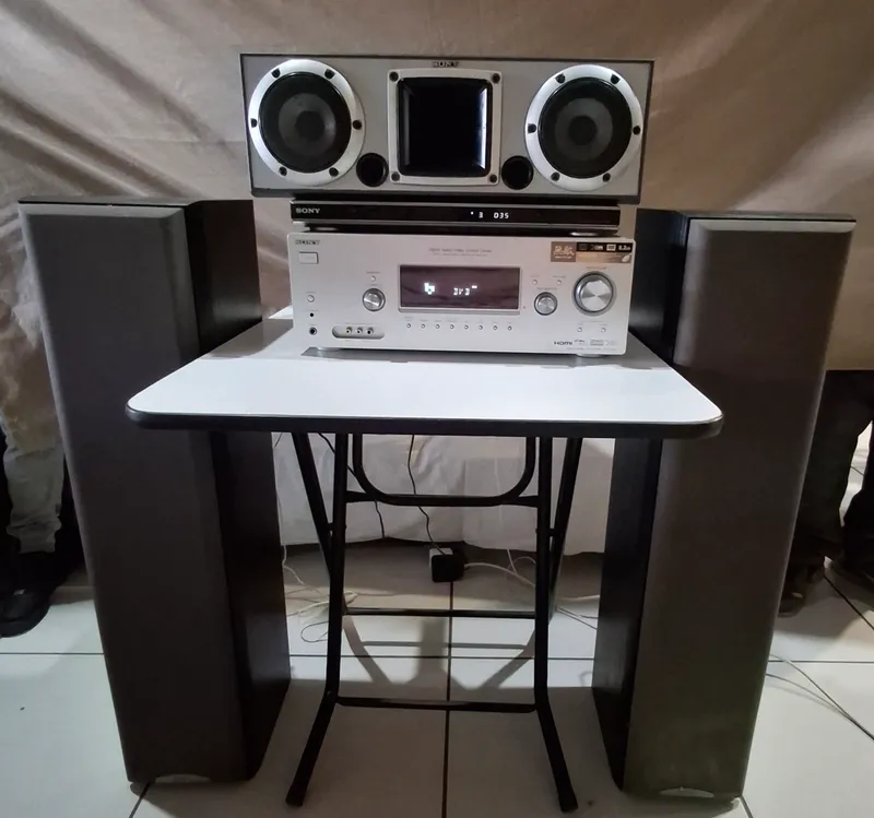 SONY AMP &#43; FLOOR STANDING SPEAKERS