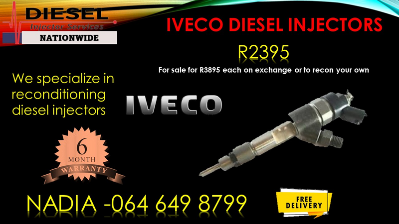 Iveco diesel injectors for sale - we sell on exchange or to recon