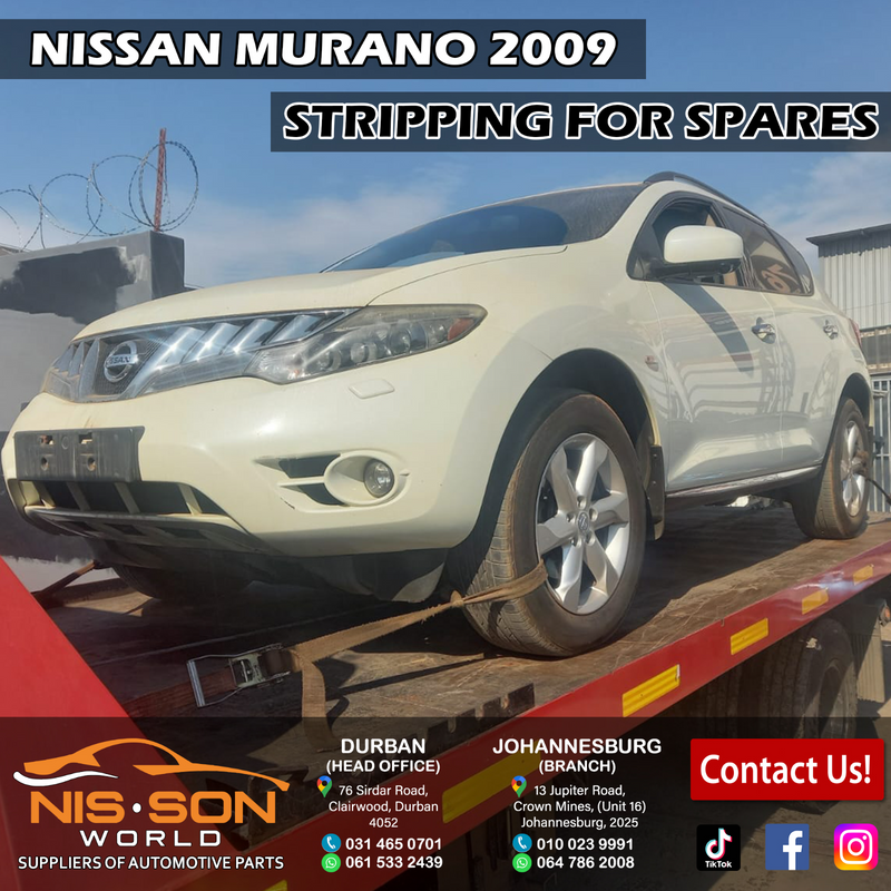 NISSAN MURANO 2009 STRIPPING FOR SPARES