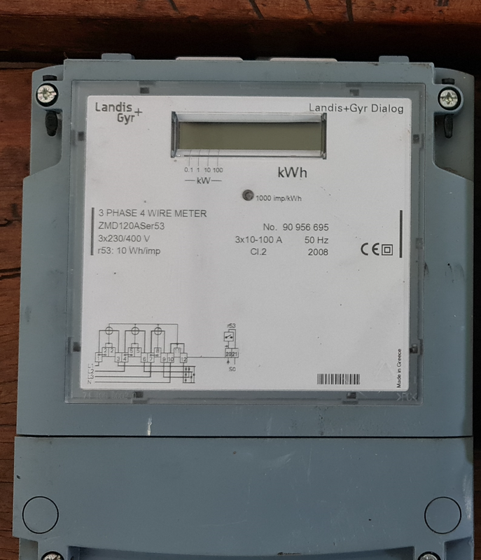 3 phase 4 wire electrical meters