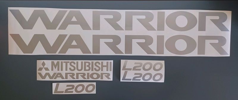 Mitsubishi L200 Warrior stickers decals graphics