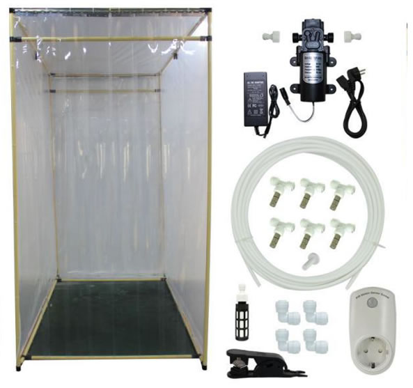 Affordable Entry Level Sanitation Booth - with Channel.