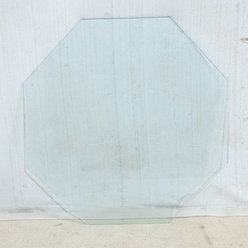 Hexagonal Glass Table Top 840 mm x 840 mm