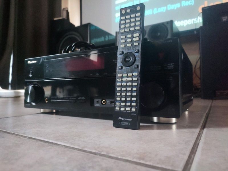 Pioneer v s x 1020 k 7 1 h d m i surround sound 110 watts per a channel amplifier with remote in imm