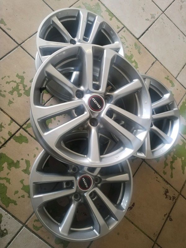 17Inch ISUZU DMAX Magrims 6Holes A Set Of Four On Sale.