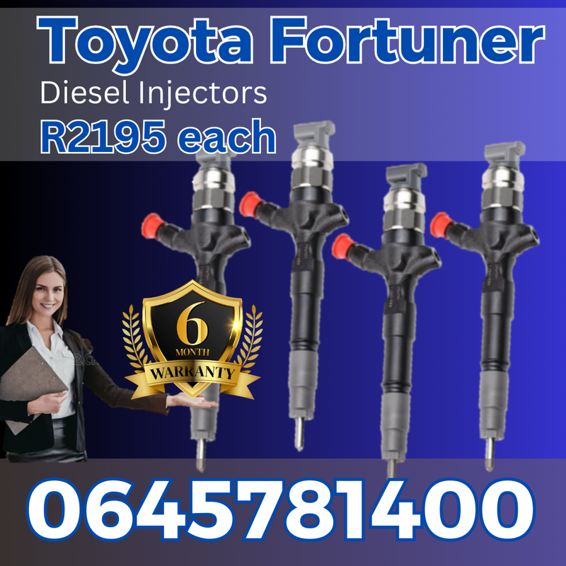 Toyota Fortuner diesel injectors for sale