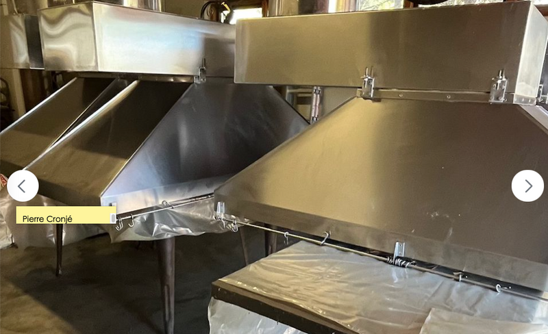 Industrial Kitchen Canopies x 4