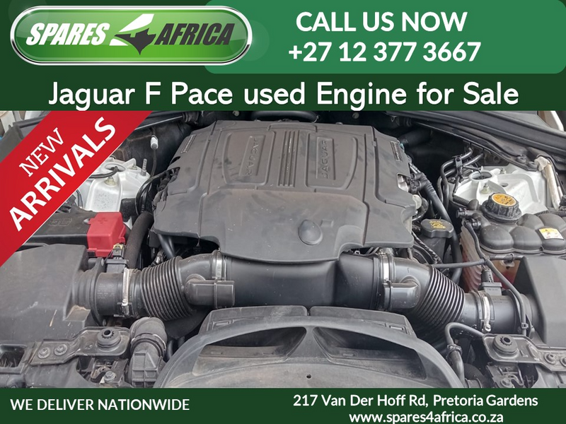 Jaguar F Pace used engine for sale.