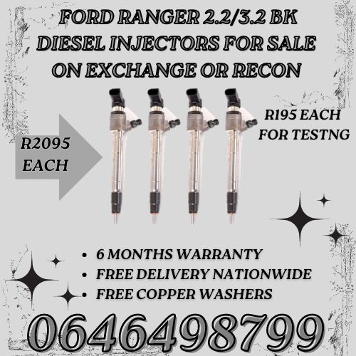 Ford Ranger 2.2 diesel injectors for sale