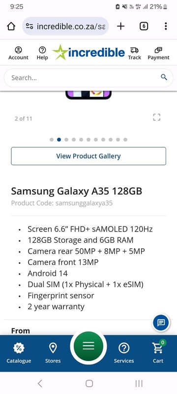 Samsung A35 5G BRAND NEW