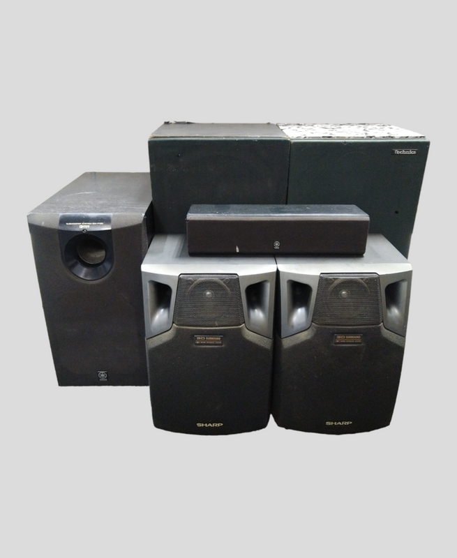 Yamaha Amplifier and Surround Sound Speakers