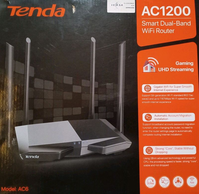 Tenda Gigabit Fibre Router Boxed R1100 Sayed 0682528064 OVERPORT