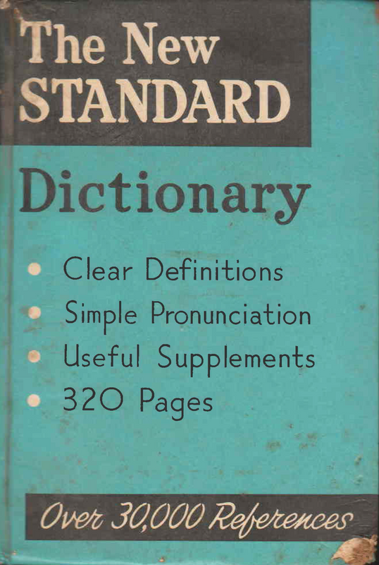 The New Standard Dictionary (1971) - (Ref. B229) - (For Sale) - Price R150