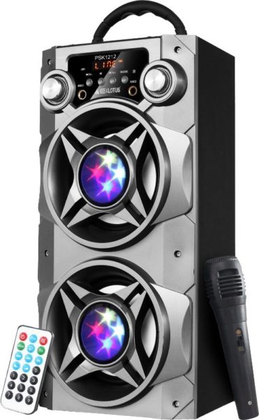 Demo Everlotus Bluetooth Karaoke Wired Mic Speaker PSK1212 ON SALE