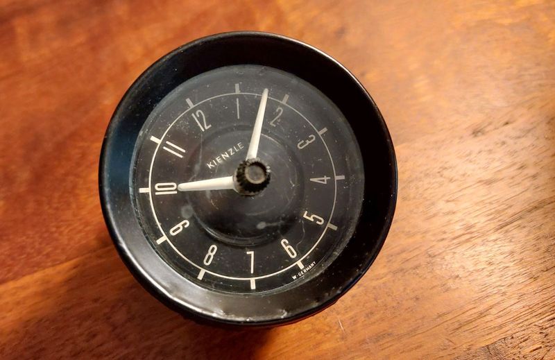 Kienzle clock for classic Mercedes Benz vintage dash instrument panel