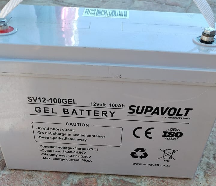 Supavolt Gel Battery 12V
