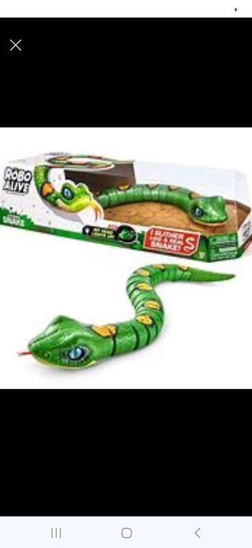 Robo alive king python toy