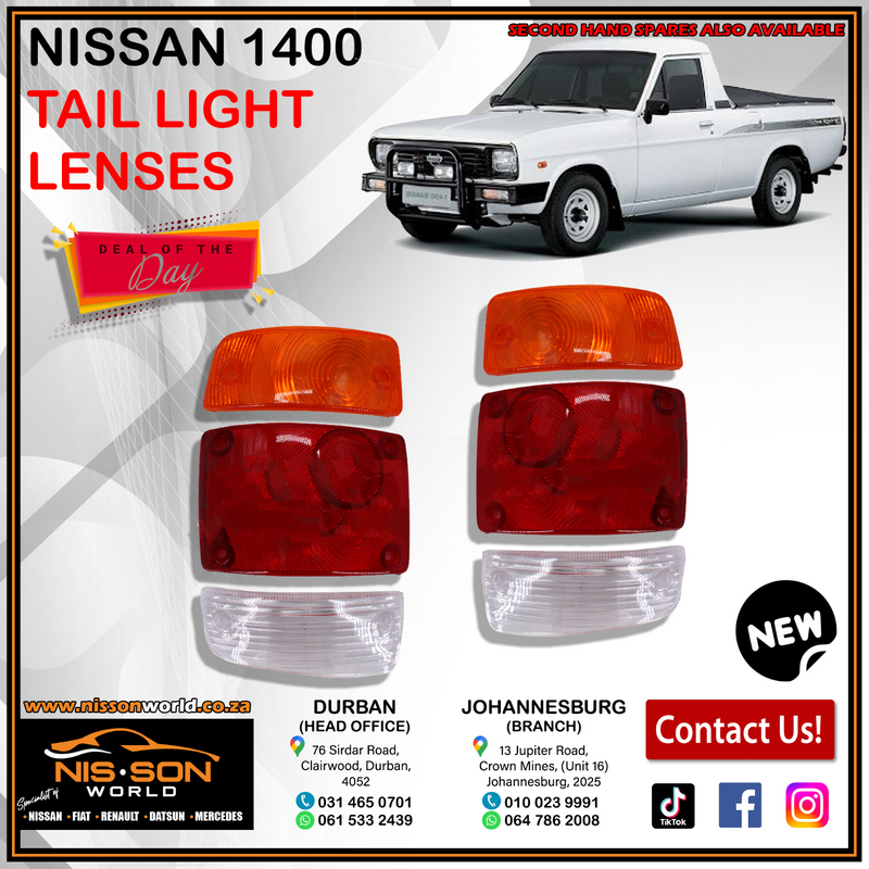 NISSAN 1400 TAIL LIGHT LENSES