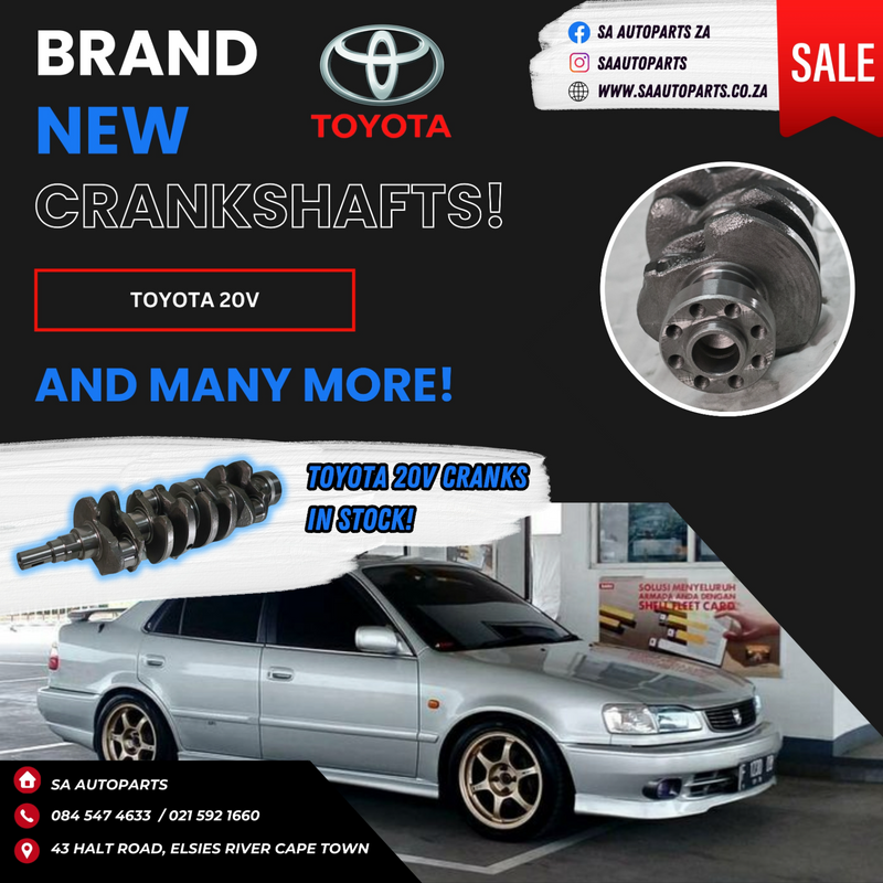 Toyota 20 Valve New crankshaft for sale