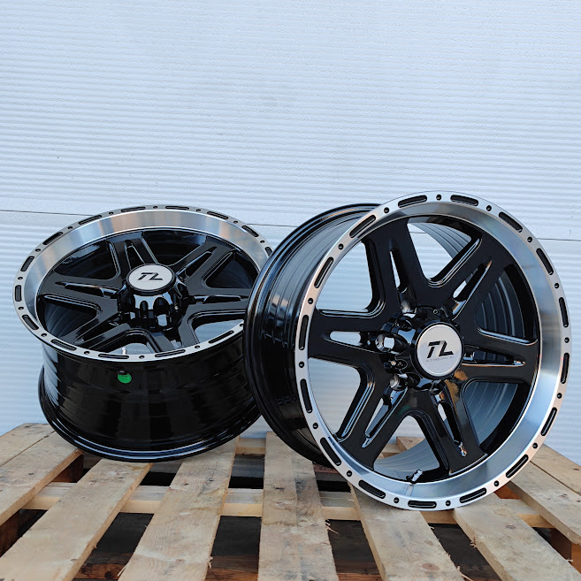 New 18&#34; black/silver magwheels for Toyota Hilux and Ford Ranger, 6x139pcd.
