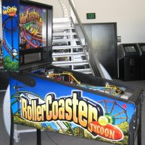 Rollercoaster Tycoon pinball machine , available on order