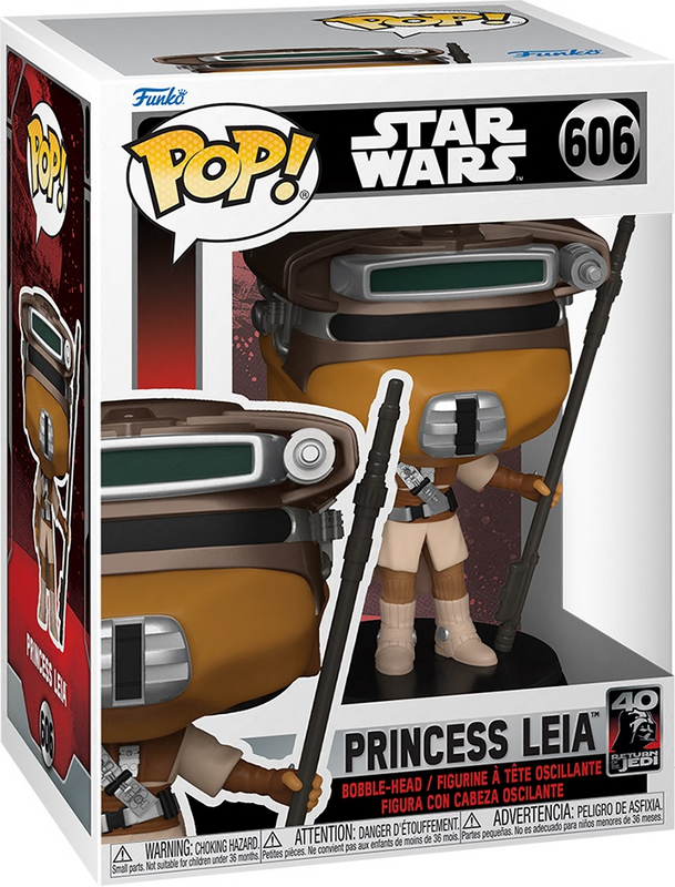 Funko Pop Star Wars 606: Return of the Jedi - Princess Leia Vinyl Bobble-Head (Boushh Disguise)(New)