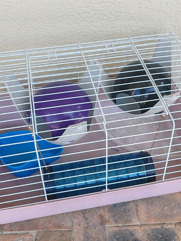 Medium small animal bunny/Guinea Pig cage with accessories for sale