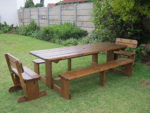 Caprivi 10 Seater Bench Table