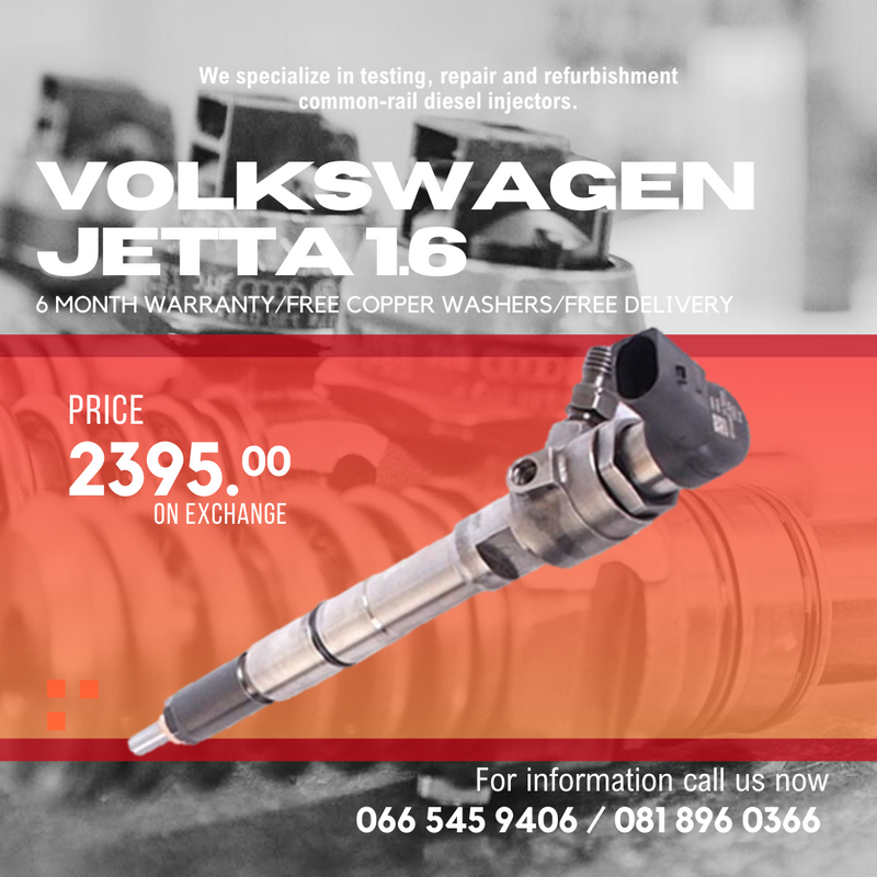 VOLKSWAGEN JETTA 1.6 DIESEL INJECTORS FOR SALE ON EXCHANGE