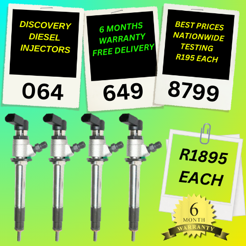 DISCOVERY TDV 6 INJECTORS FOR SALE OR TO RECON