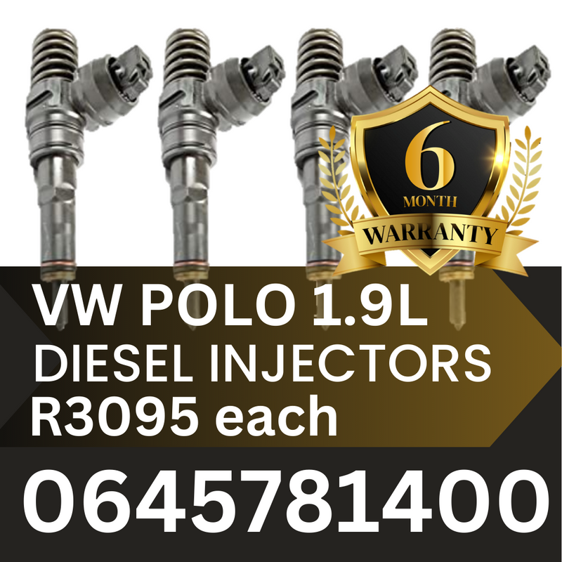 VW Polo 1.9L diesel injectors for sale