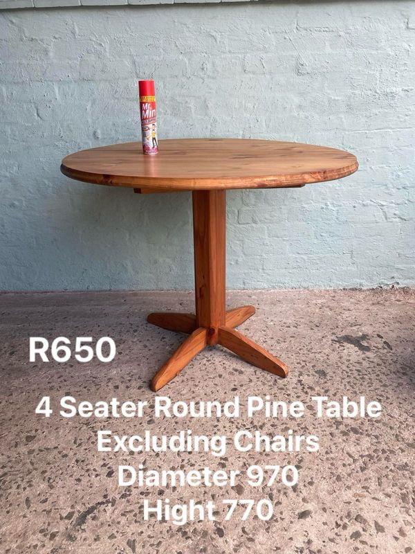Round 4 Seater Table