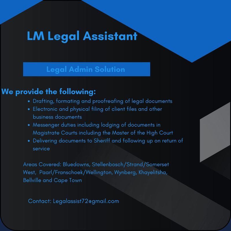 FREELANCE Legal Assistant