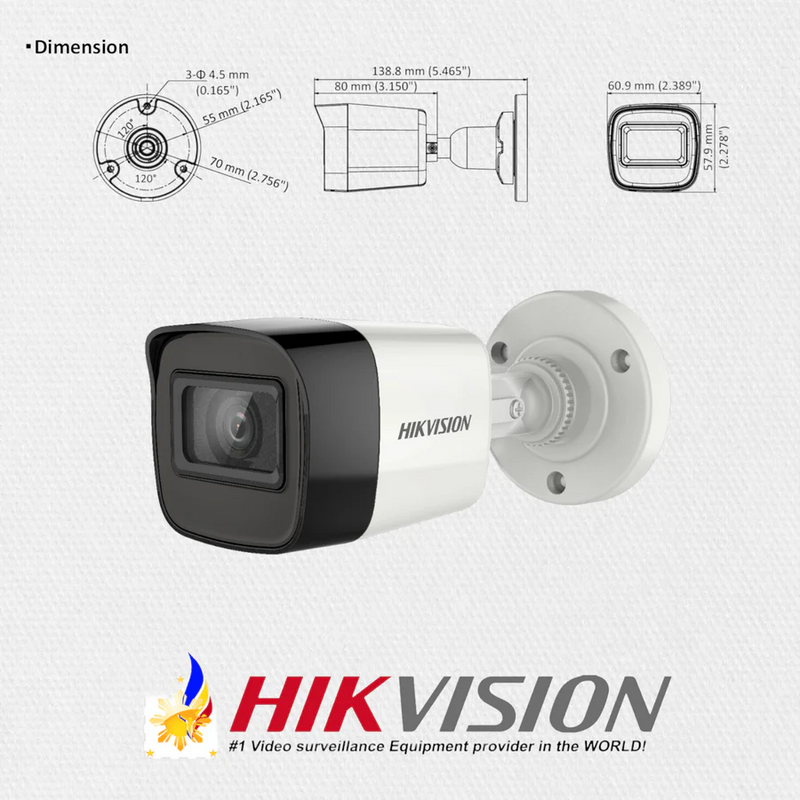 Hikvision 4 Channel 1080p Complete Kit - New Model - For R 3499 - INSTALLATION OPTIONAL