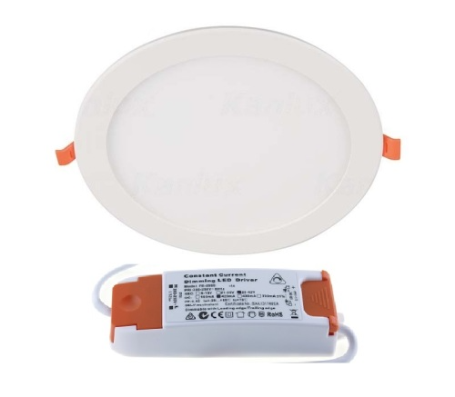 LED Ceiling Lights: 18W 100 ~ 245V Spotlight in Warm White. Flash Mounted Type. Brand New Products.