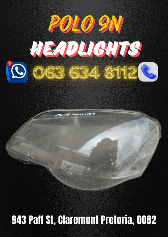 Polo 9n headlights Call or WhatsApp me 0615350116