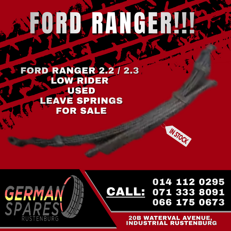 Ford Ranger 2.2 / 2.3 Used Low Rider Leave Springs for Sale