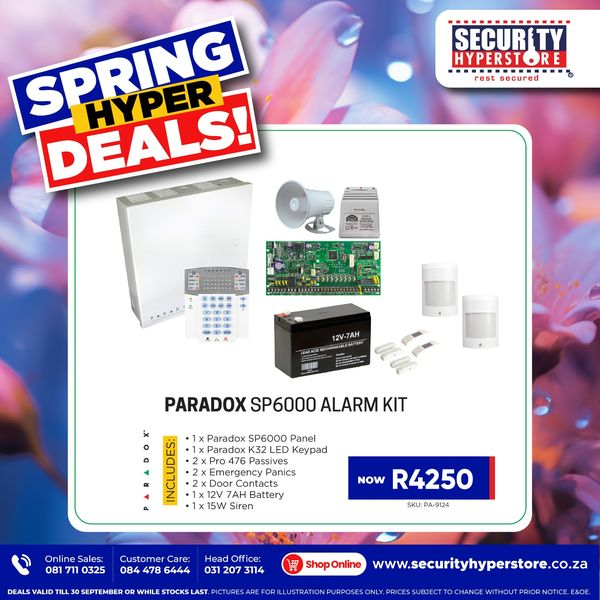 Paradox SP6000 Alarm Kit