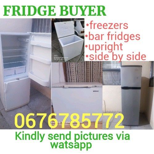 We buy broken or working fridges