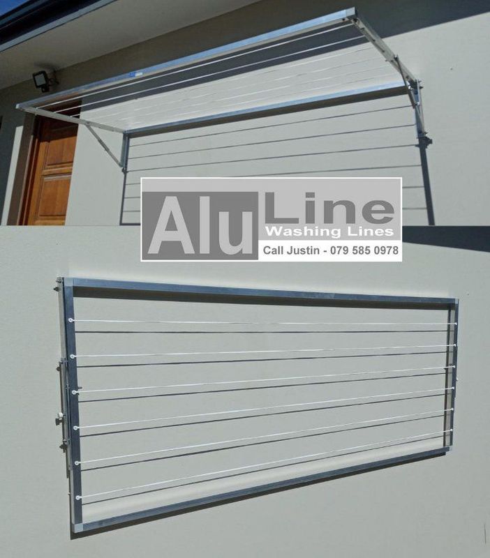 Aluminium Washing Lines - Fold Down