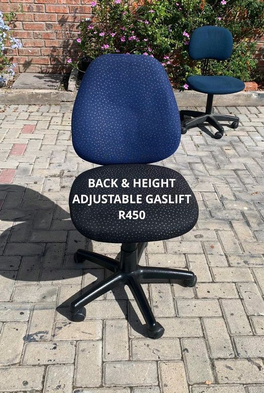 CECIL NURSE GAS LIFT HEIGHT ADJUSTABLE BACK ADJUSTABLE CHAIR