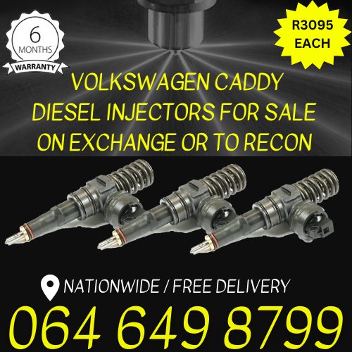 VW Caddy diesel injectors for sale - we sell on exchange or to recon