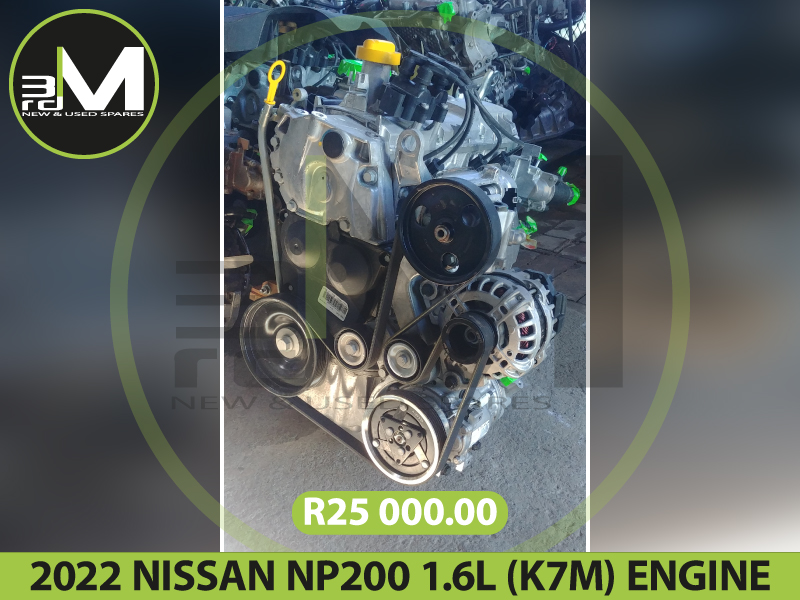 2022 NISSAN NP200 1.6L (K7M) ENGINE  R25000 MV0714