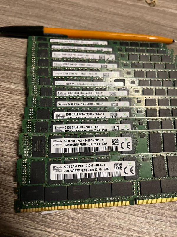 Hynix DDR4 32GB 2400T 2 rx4 PC4 2400MHz ECC REG RDIMM RAM 32G memoria Server