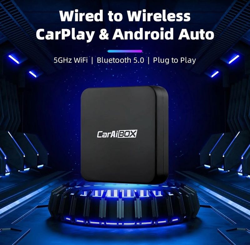 Wireless Apple CarPlay &amp; Android Auto Adapter