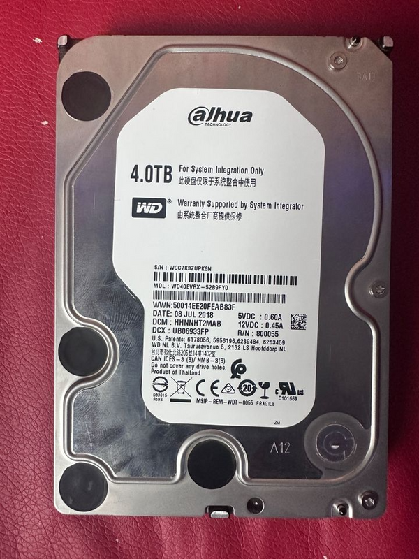 Dahua Professional monitor Hard Disk 4TB SATA HDD Hard Drive