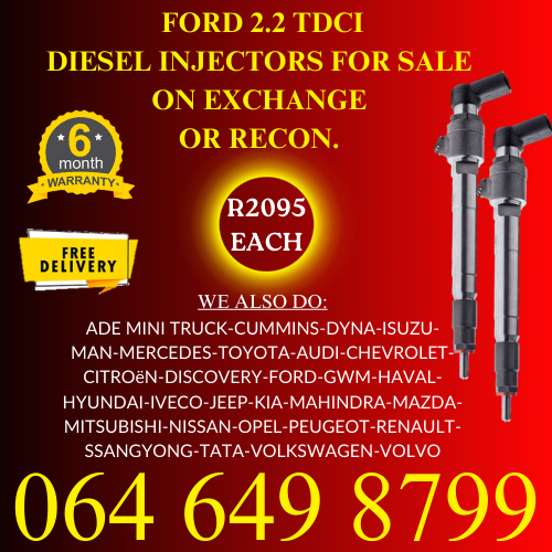 Ford 2.2 TDCI diesel injectors for sale on exchange