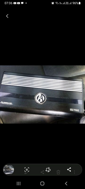 Audiobank 1600w rms 1ohm amp