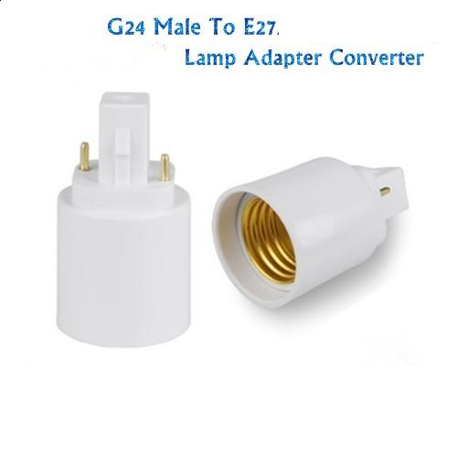 G24 to E27 Light Bulb Converters, Adapters. Perfect Fittings for Light Bulbs. Brand New Products